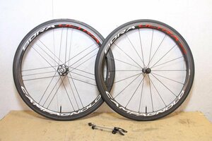 ○Campagnolo カンパニョーロ BORA ULTRA 50 AC3 シマノフリー 11s対応 チューブラー ブライトラベル カーボンホイールセット