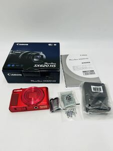 Canon コンパクトデジタルカメラ PowerShot SX620 HS 赤　レッド