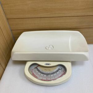 GXL9658 昭和レトロ　ベビースケール ミサキ BABY SCALE 体重計　現状品　1103