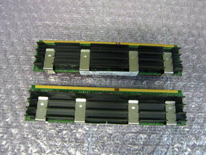 ◎サーバー用メモリ基板 PC2-5300 DDR2 ECC 4GB2枚組 動作未確認 中古品◎