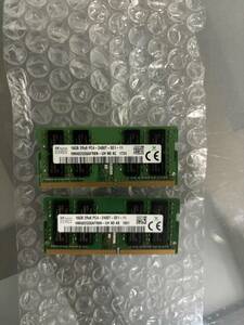 ノート用メモリ　HYNIX 32GB (16GBx2枚) SO-DIMM DDR4 PC4-2400T