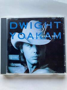 【カントリー/ネオトラディショナル】ドワイト・ヨーカム（DWIGHT YOAKAM）「IF THERE WAS A WAY」(レア）中古CD、USオリジナル初盤、CM-19