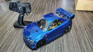 【中古】タミヤ M05 メカ プロポ 付き GT-R ボディ 【1円スタート】