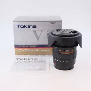 Tokina トキナー　AT-X 12-28mm f4 pro DX-V カメラレンズ canon キヤノンマウント用