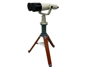 【引取限定】【動作保証】 Nikon 20×120 III 3° 大型 双眼 望遠鏡 架台 木製三脚付き 中古 直 H8813876