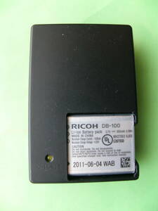 ■RICHO BJ-10 純正充電器.とDB-100 純正充電池セット.美品■.：