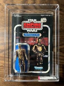 1980 C-3PO Kenner Action Figure MOC, STAR WARS, ESB 41 BACK-E. Graded 85 by AFA! 海外 即決