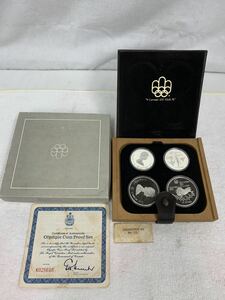1976年　モントリオールオリンピック　記念コイン 5ドル×2枚　10ドル×2枚　コインプルーフセット