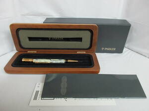 T4-96　PARKER(パーカー)　ボールペン 【DUOFOLD(デュオフォールド)】 ケース/箱付き　ツイスト式　コレクション