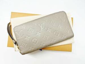 美品　Louis Vuitton　ルイヴィトン　アンプラント　ジッピーウォレット　トゥルトゥレール　ベージュ系　M69034