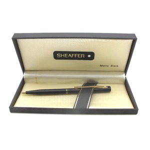 SHEAFFER シェーファー ボールペン ツイスト式 インク無し ブラックゴールド 箱付き