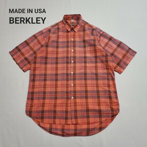 【BERKLEY SHIRTMAKERS】 MADE IN USA 半袖シャツ