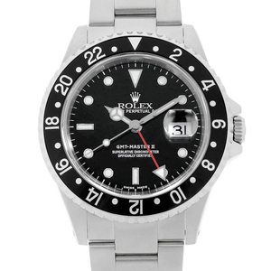 ロレックス GMTマスターII 16710 ブラック P番 中古 メンズ 腕時計