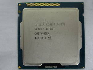 ★Intel /CPU Core i7-3770 3.40GHz 起動確認済み！★ジャンク！！