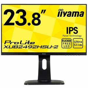 iiyama モニター ディスプレイ XUB2492HSU-B2 (23.8インチ/フルHD/IPS/フレームレス/DisplayPort,