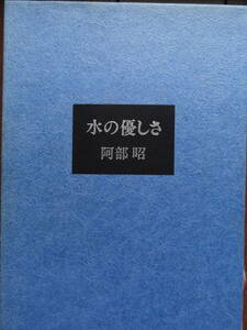 水の優しさ　 阿部昭　 昭和60年 　福武書店　初版