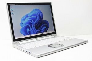 1円スタート ノートパソコン Windows11 2in1PC 第7世代 Core i5 Panasonic レッツノート CF-XZ6 Windows10 SSD256GB メモリ8GB タッチ