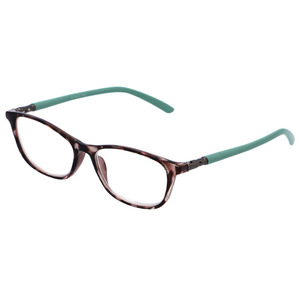 ☆ MarbleBrown/Blue ☆ 度数＋5.00 ☆ ハックベリー 強度数シニアグラス 老眼鏡 おしゃれ レディース メンズ 名古屋眼鏡 女性 男性