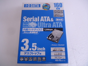 【KCM】amb-788★箱痛み欠品あり未使用★【I-O DATA】Serial ATA II・Ultra ATA両対応 3.5インチ内蔵型ハードディスク(160GB) HDI-PS160H7