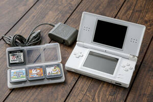 Nintendo DS Lite 白 ホワイト 本体 充電器 ソフト多数 中古 ニンテンドー 任天堂 ゲーム
