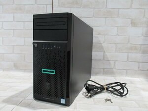 01262 Ω 新TTPC 1182ｍ 保証有 HPE ProLiant ML30 Gen9【 OS無 / Xeon E3-1230 v6 3.5GHz / 16.0GB / 1TB SAS 3.5インチ×2 】鍵付