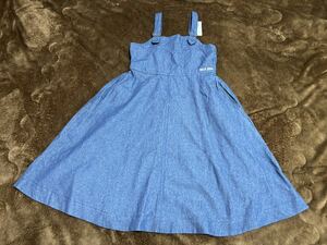 タグ付き　メゾピアノ　ジャンパースカート　140センチ　サイズS ボトムス ワンピース　女の子 子供服