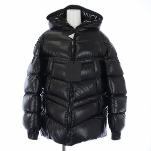 未使用品 モンクレール MONCLER 22AW CLAIR クレア ダウンジャケット アウター ジップアップ フード 2 M 黒 ブラック H20931A00022