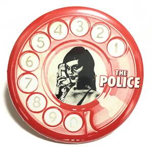 デカ缶バッジ 58mm The POLICE ポリス Roxanne ロクサーヌ STING 名曲　Power Pop Punk