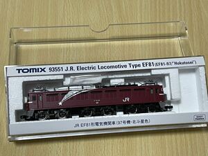 TOMIX　テックステーション限定品　EF81形電気機関車（97号機・北斗星色）　一部加工品