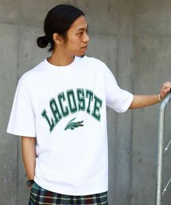 ラコステ　LACOSTE × BEAMS / 別注 College T-Shirt 