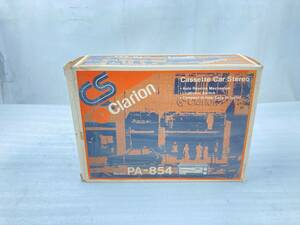 ●Clarion　カセットカーステレオ　PA-854　在庫未使用品