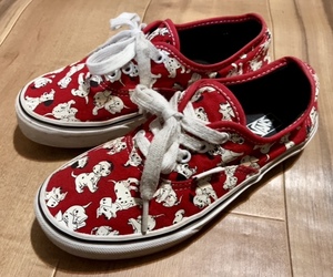 VANSバンズ101匹わんちゃんオーセンティックスニーカーUS3 21.0cm