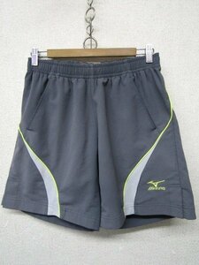 V0628：MIZUNO ミズノ パンツ/灰/M ジャージパンツ ショートパンツ スポーツウェア 半ズボン ジャージ：35