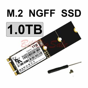 新品 (1TB M.2 NGFF SATA SSD) 5ヶ年間保証 2242 2260 2280 M2 1024GB 1024G 1T SATA SSD 未使用