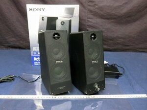 L5659 SONY SRS-Z100 SPEAKER SYSTEM DC 13V アクティブスピーカー オーディオ機器