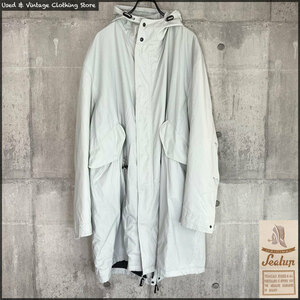 即決★SEALUP★イタリア製 メンズ50 モッズコート シーラップ UNITED ARROWS ライトグレー系 フード ビジネス