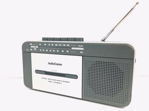 Audio Comm ラジオカセットレコーダー AMFMラジオ RCS-M47K-S 2012年製