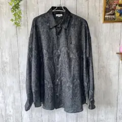 Nilway pattern shirt/総柄/花柄シャツ/オーバーサイズ