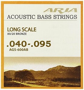 ARIA アリア Acoustic Bass アコースティックベース弦 80/20ブロンズ AGS-600AB(中古品)　(shin