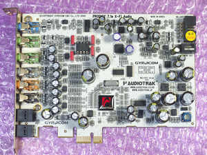 AUDIOTRAK PRODIGY 7.1e X-Fi Audio PCI-E サウンドカード