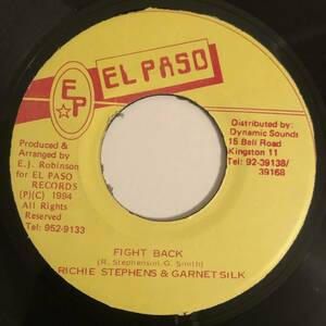 試聴 / RICHIE STEPHENS & GARNET SILK / FIGHT BACK /Can I Change My Mind Riddim/El Paso/Reggae/Dancehall/