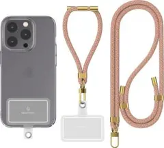 スマホショルダ スマホストラップ ２個 レインボー アイフォン アンドロイド