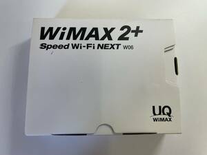 《A058》UQ WIMAX WiMAX 2+ Speed Wi-Fi NEXT W06