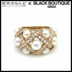 101691567 シャネル CHANEL バロック パール ダイヤモンド リング K18YG ダイヤモンド パール 10号相当 イエローゴールド 50 指輪 仕上済