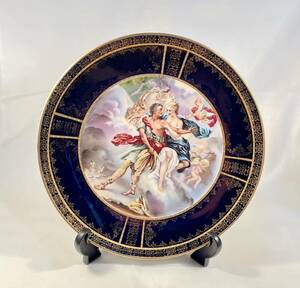★ ウイーン窯　飾り皿　ルネサンス様式　1世紀末頃　オーストリア