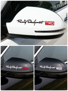 TRD ステッカー　トヨタ　ドアミラーステッカー　ドレスアップ