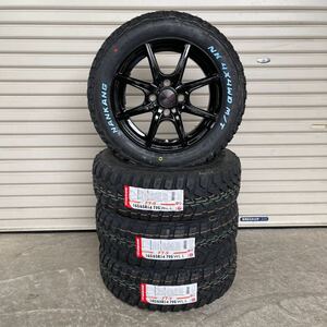 《SEIN EK》 ナンカン FT-9ホワイトレター165/65R14◆4×4 M/Tマッドタイヤ ハスラー ハイゼット チューナーサイズ5.5J+43 100-4H