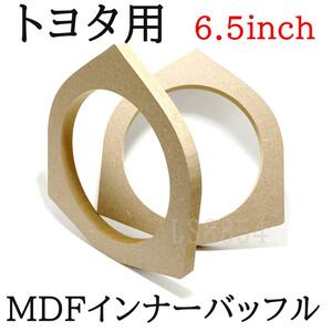 トヨタ用 　MDFスピーカー　インナーバッフル　6.5inch　2枚セット