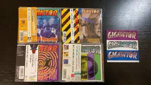 GIGANTOR BACK TO THE ROCKETS!! / ATOMIC / MAGIC BOZO SPIN / RHYTHM TROUBLE 国内盤CD ステッカー付き