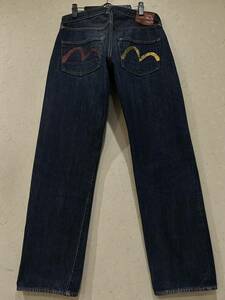 ※EVISU エヴィス エビス LOT2001 No1 SPECIAL カモメペイントセルビッチ デニムパンツ 濃紺 日本製 36 　　　　 BJBC.H